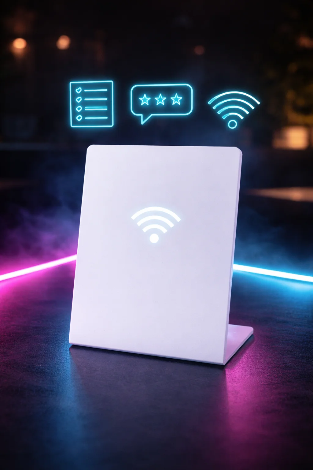 L-образные table tents с NFC: возможности и сценарии использования